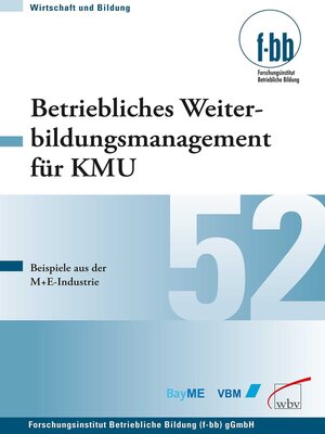 cover image of Betriebliches Weiterbildungsmanagement für KMU
